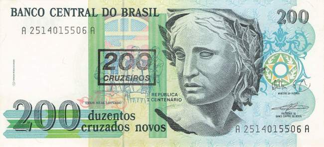 200 Cruzeiros 1990